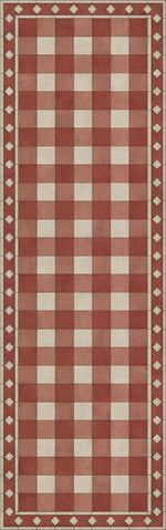 Williamsburg - Gingham Tile - Red