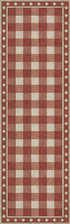 Williamsburg - Gingham Tile - Red