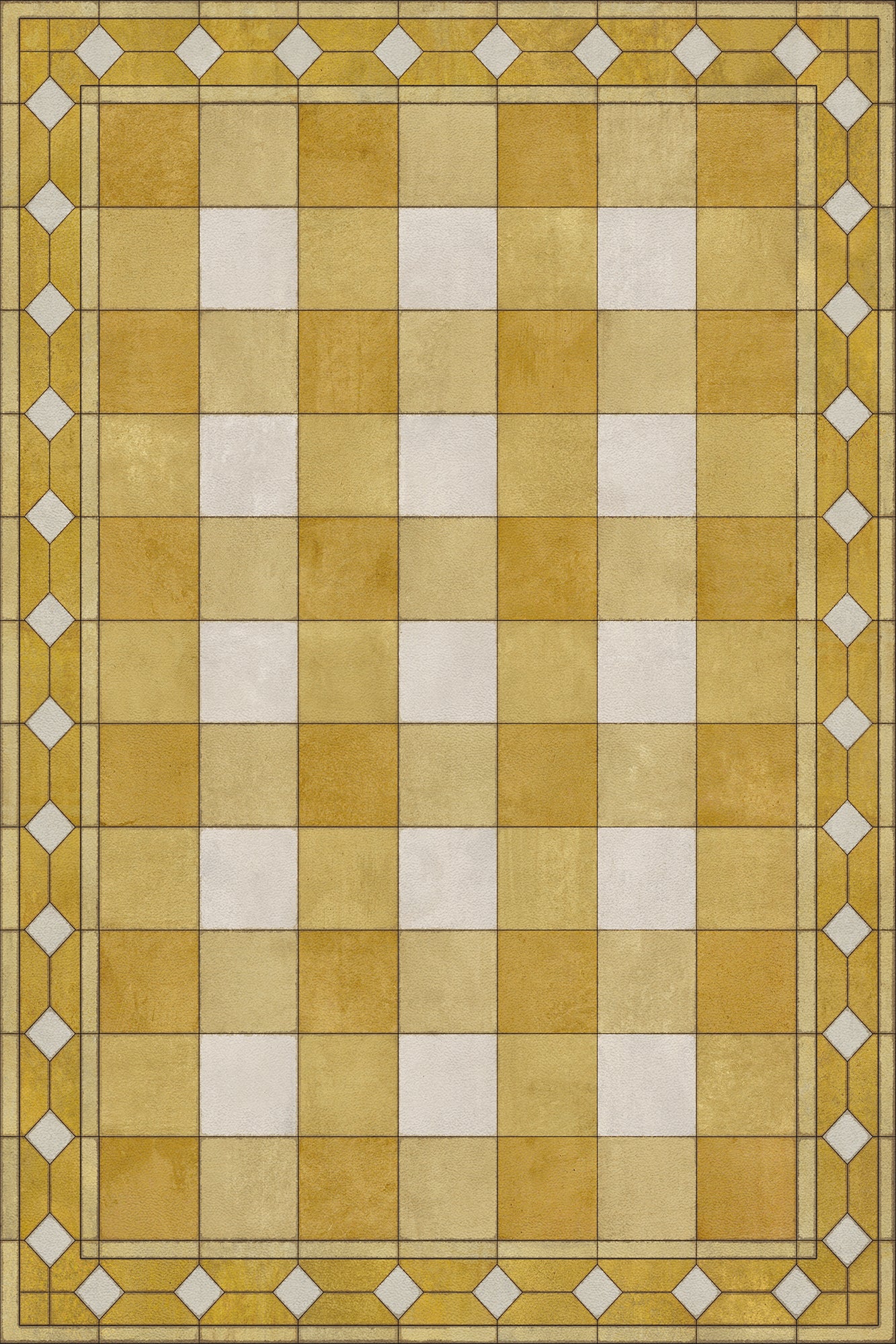Williamsburg - Gingham Tile - Yellow
