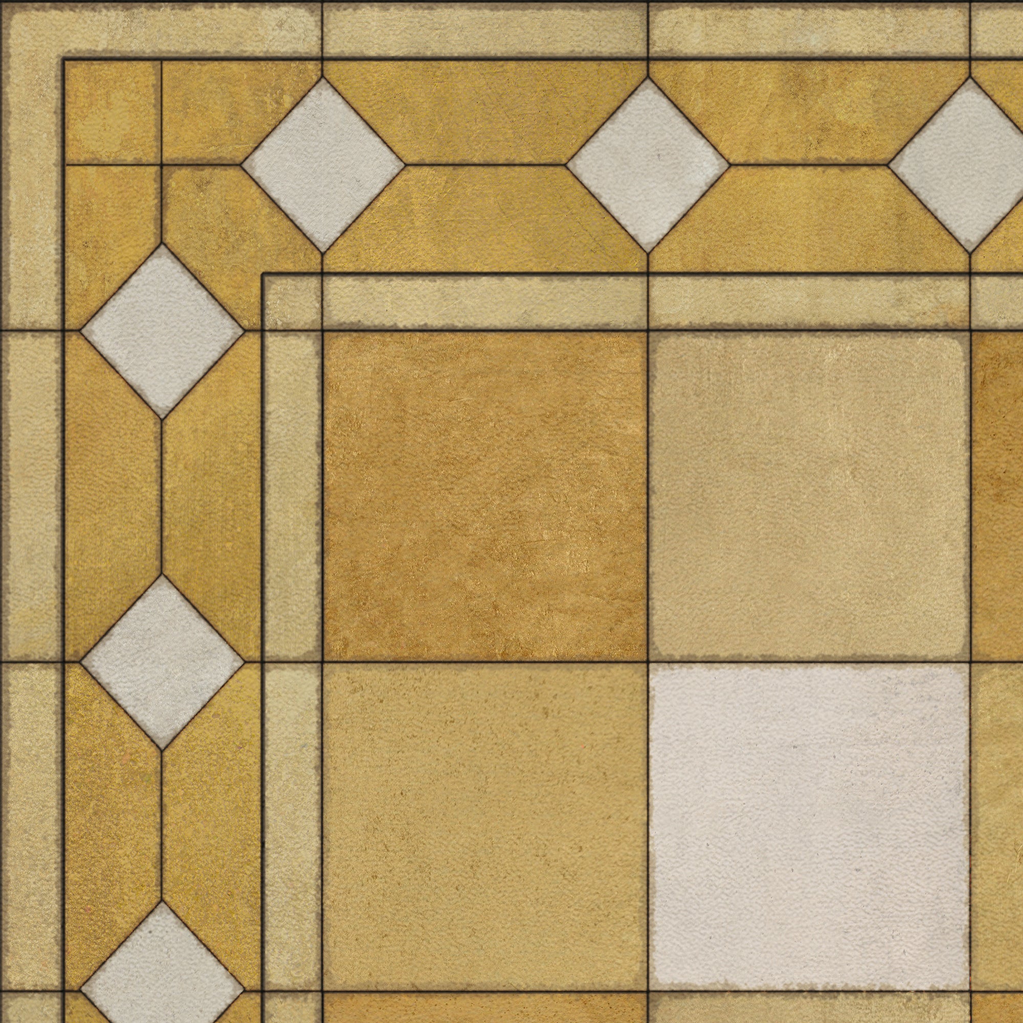 Williamsburg - Gingham Tile - Yellow