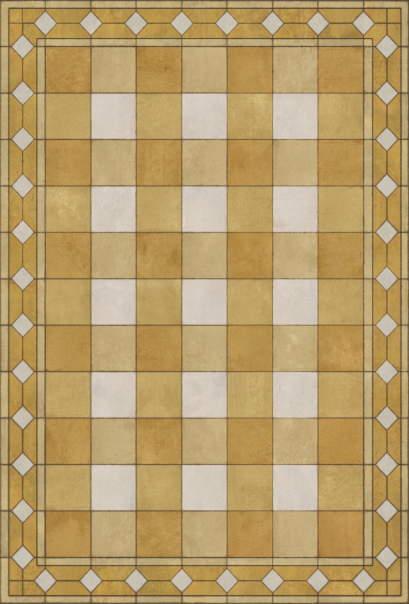 Williamsburg - Gingham Tile - Yellow