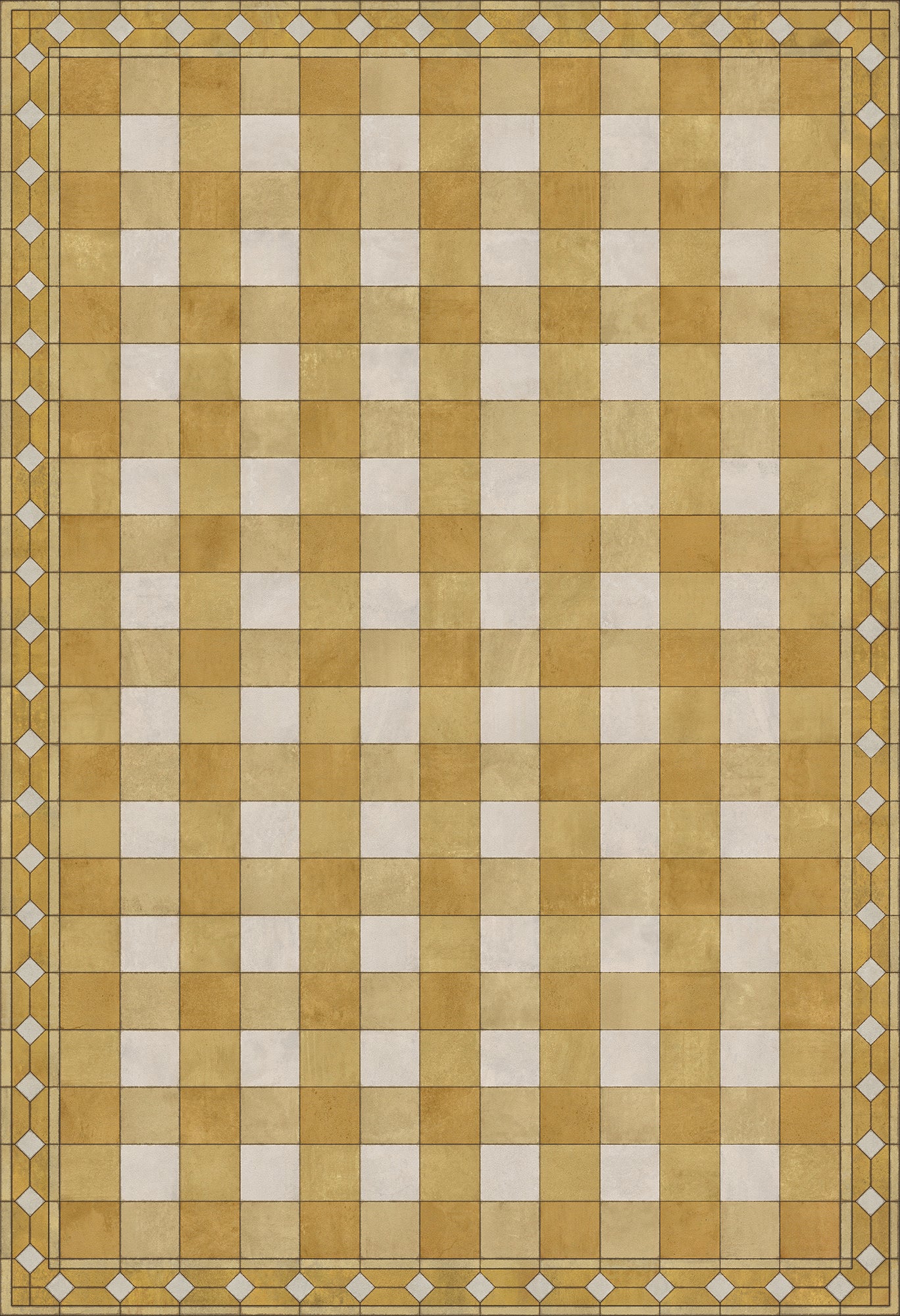 Williamsburg - Gingham Tile - Yellow