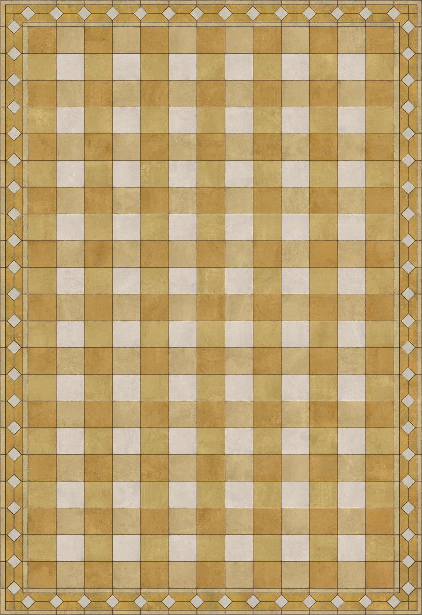 Williamsburg - Gingham Tile - Yellow