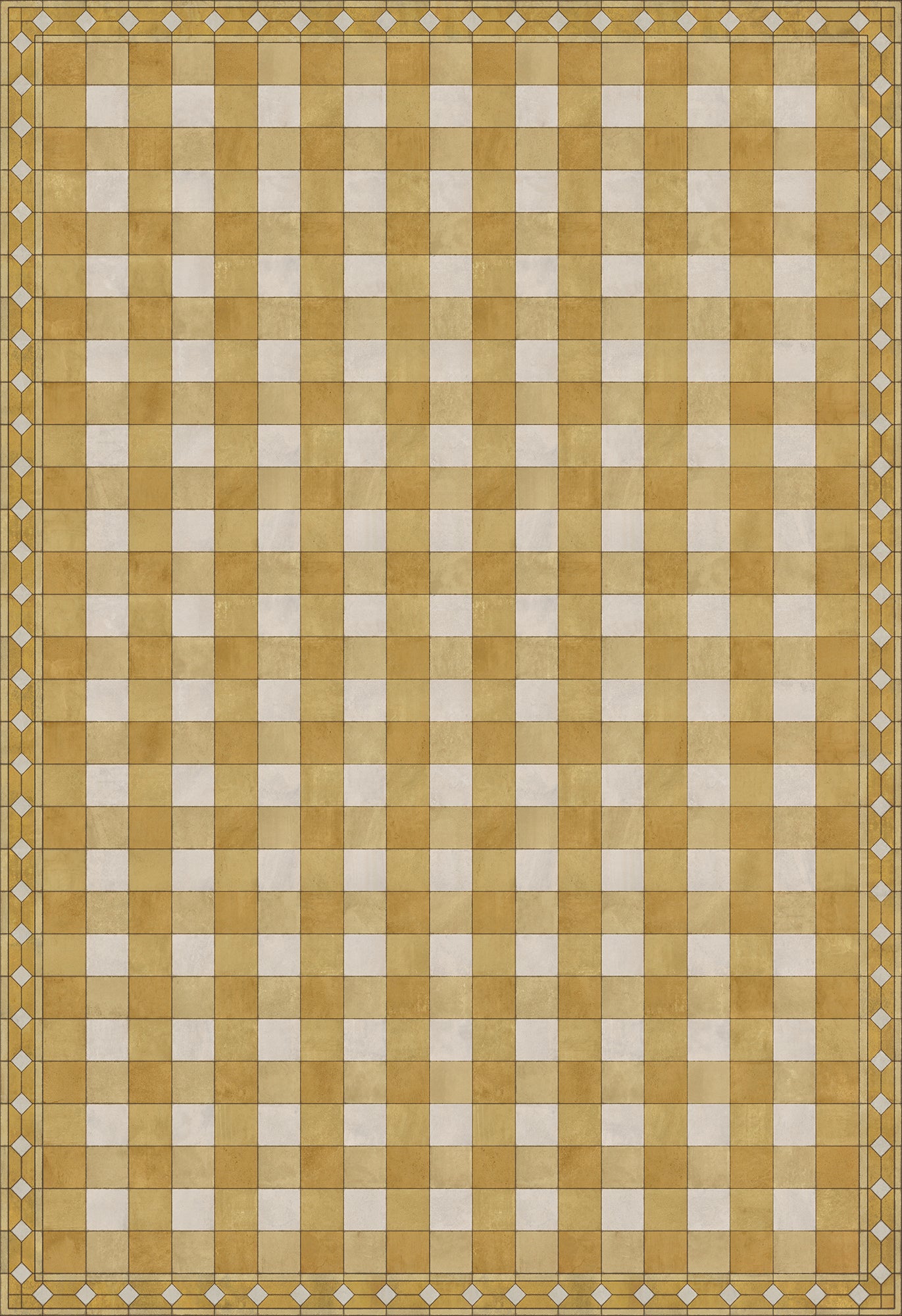 Williamsburg - Gingham Tile - Yellow