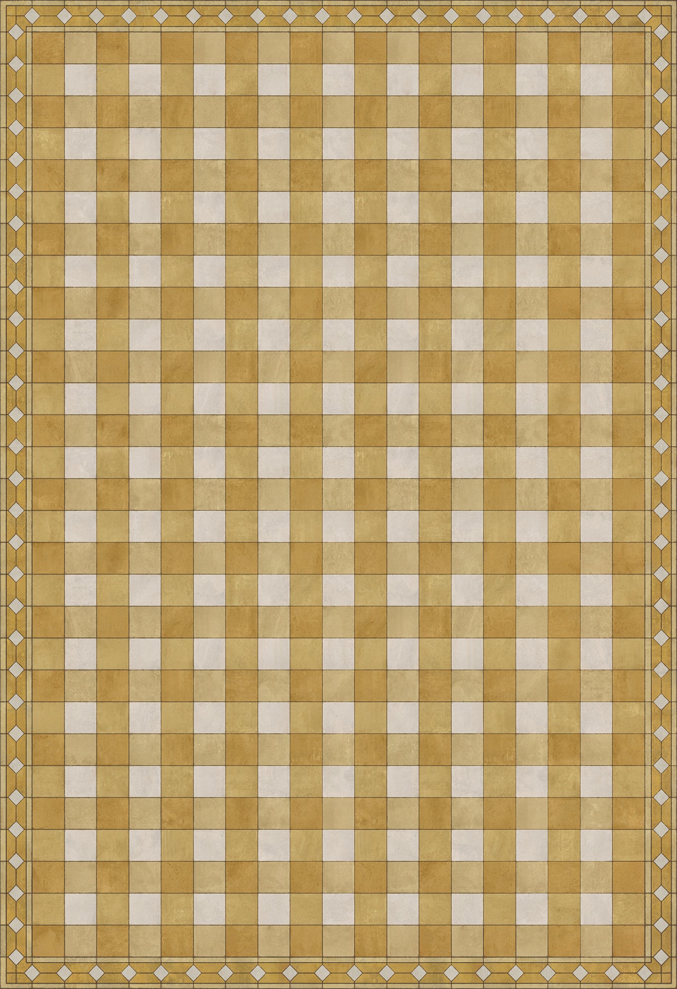 Williamsburg - Gingham Tile - Yellow