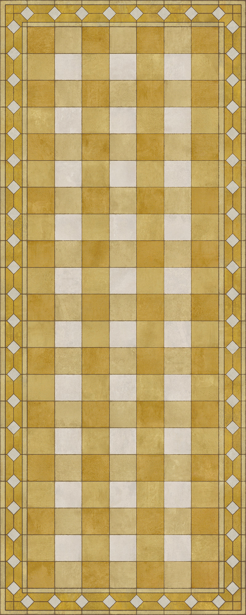 Williamsburg - Gingham Tile - Yellow