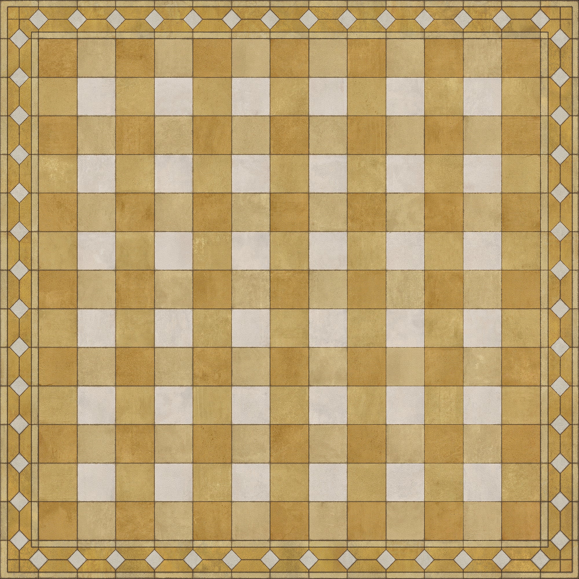 Williamsburg - Gingham Tile - Yellow