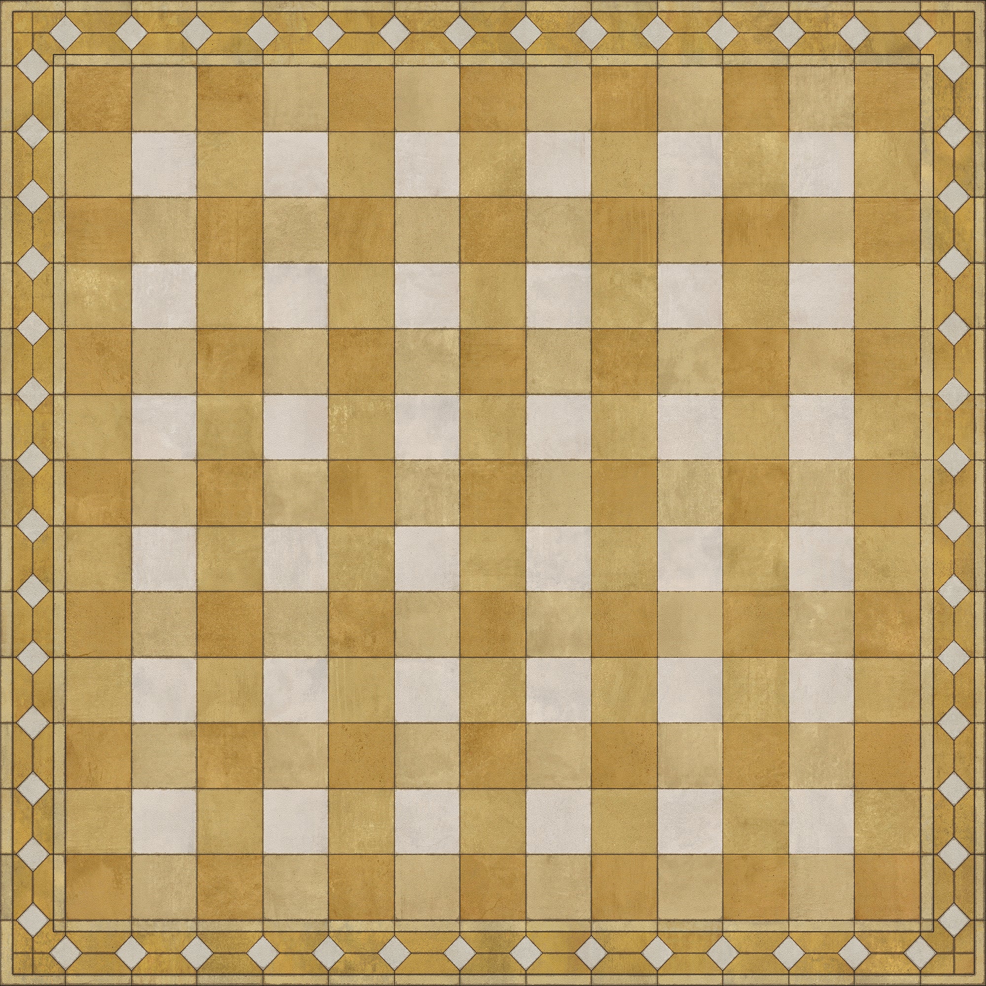 Williamsburg - Gingham Tile - Yellow