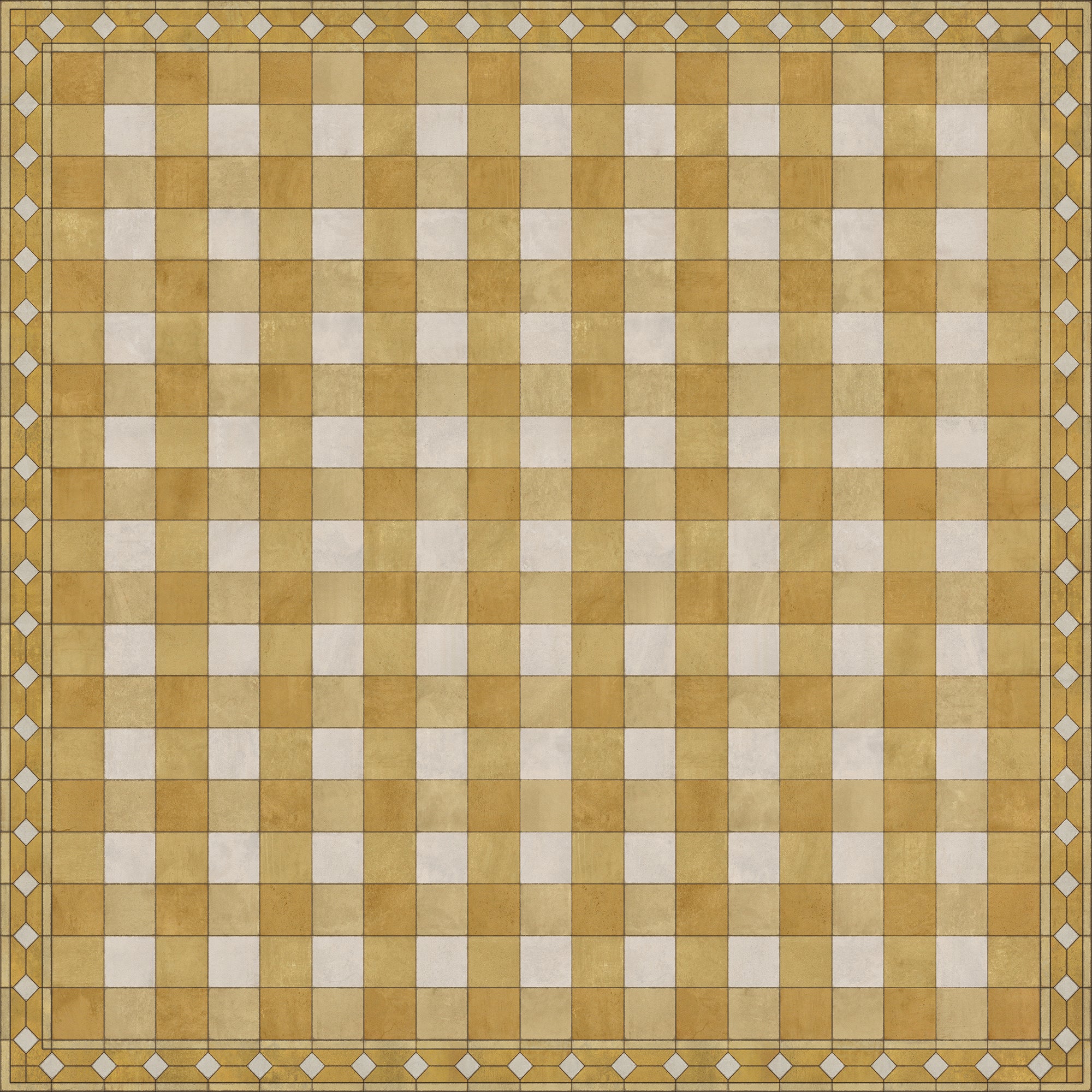 Williamsburg - Gingham Tile - Yellow