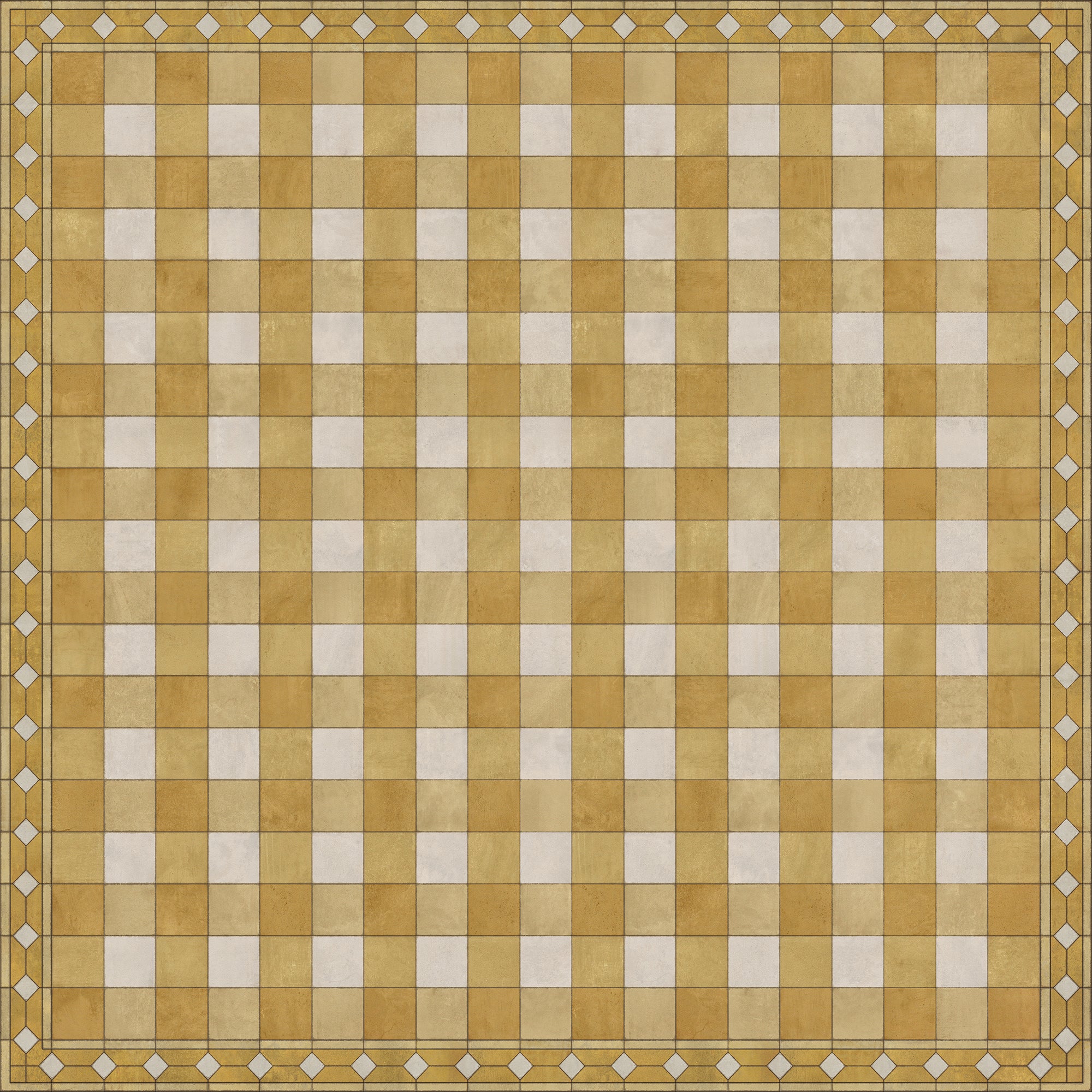 Williamsburg - Gingham Tile - Yellow