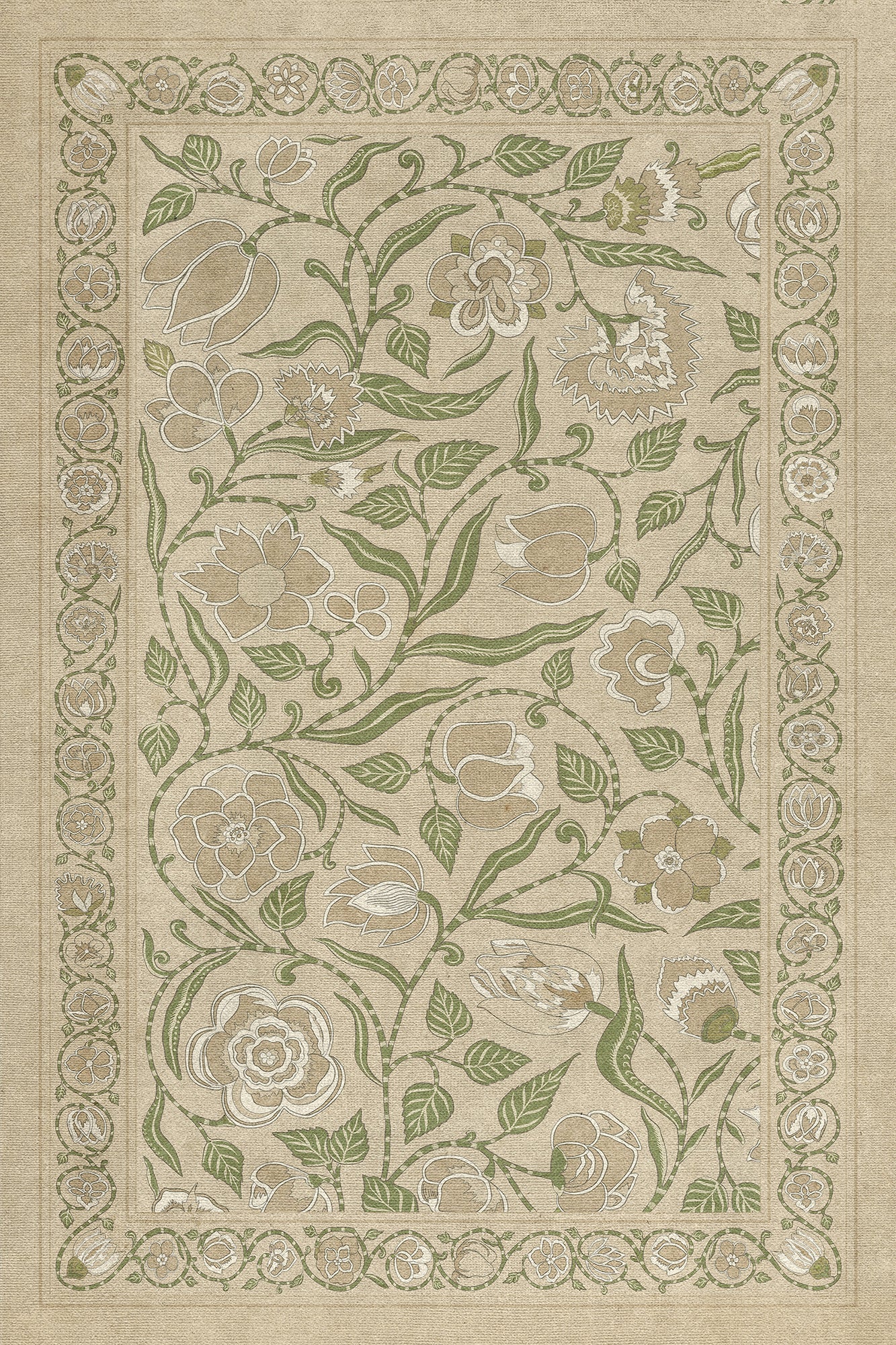 Williamsburg - Antique Floral - A Chilly Peace