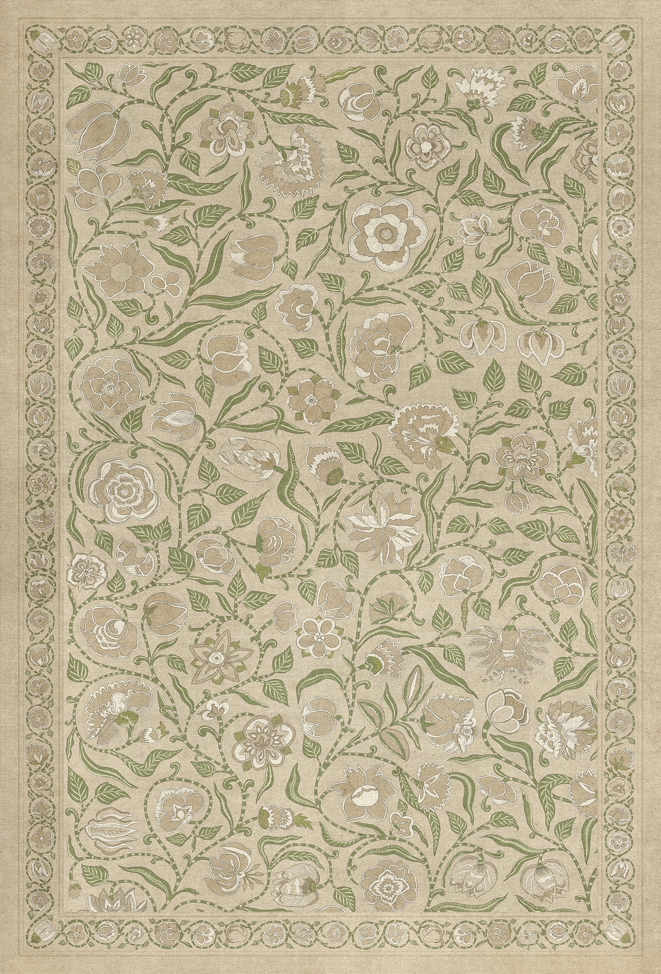 Williamsburg - Antique Floral - A Chilly Peace