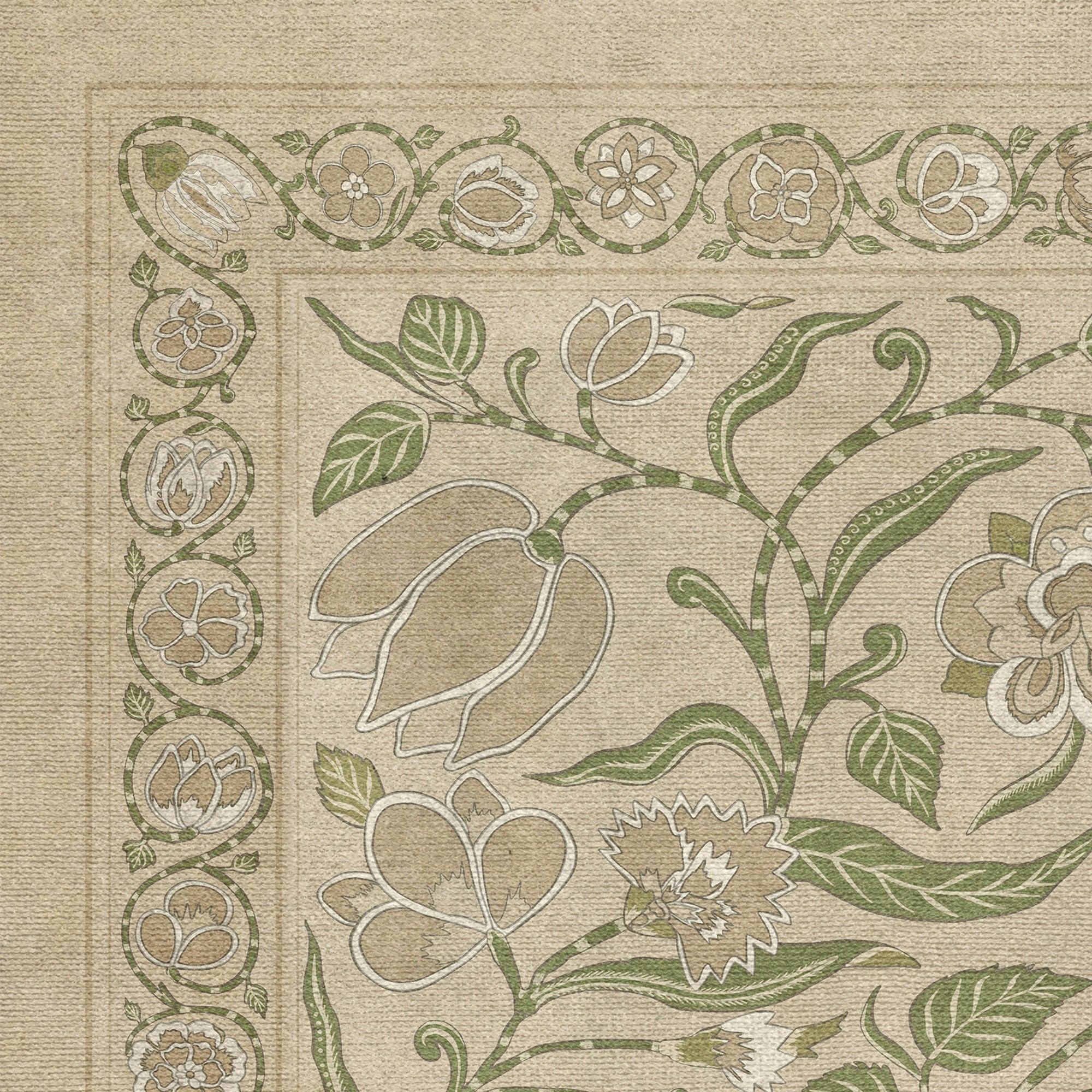 Williamsburg - Antique Floral - A Chilly Peace