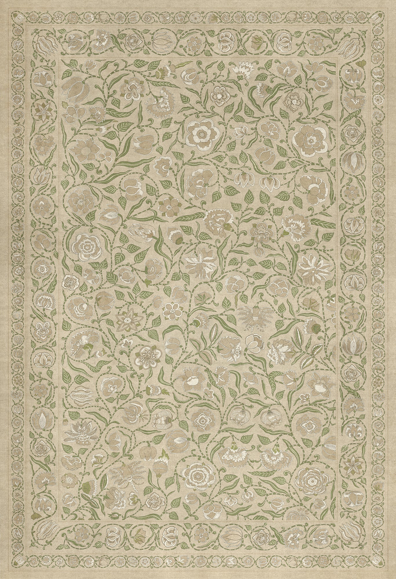 Williamsburg - Antique Floral - A Chilly Peace