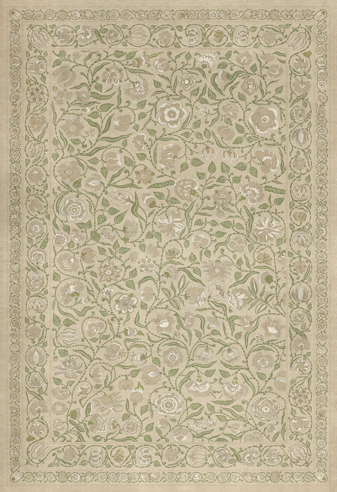 Williamsburg - Antique Floral - A Chilly Peace