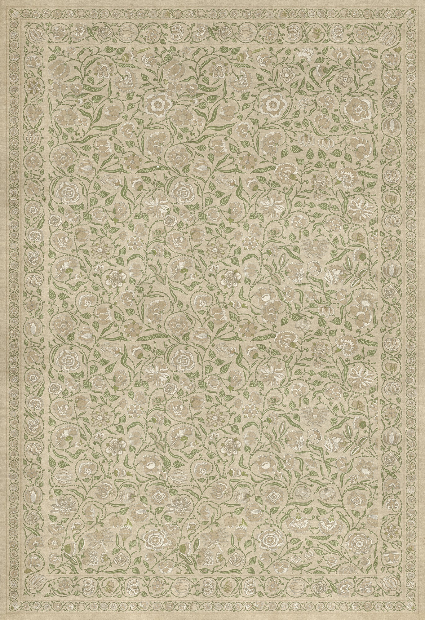 Williamsburg - Antique Floral - A Chilly Peace