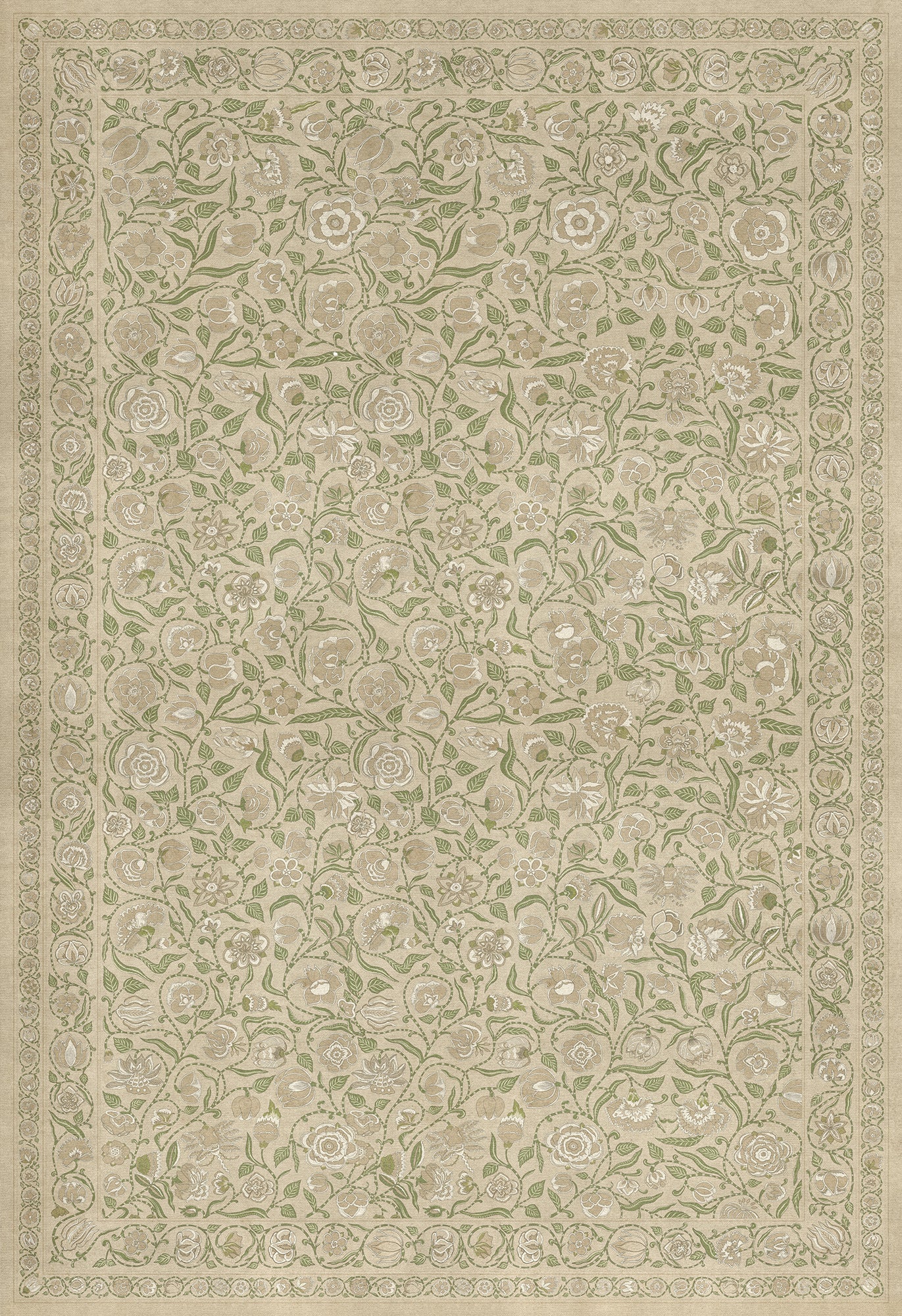 Williamsburg - Antique Floral - A Chilly Peace