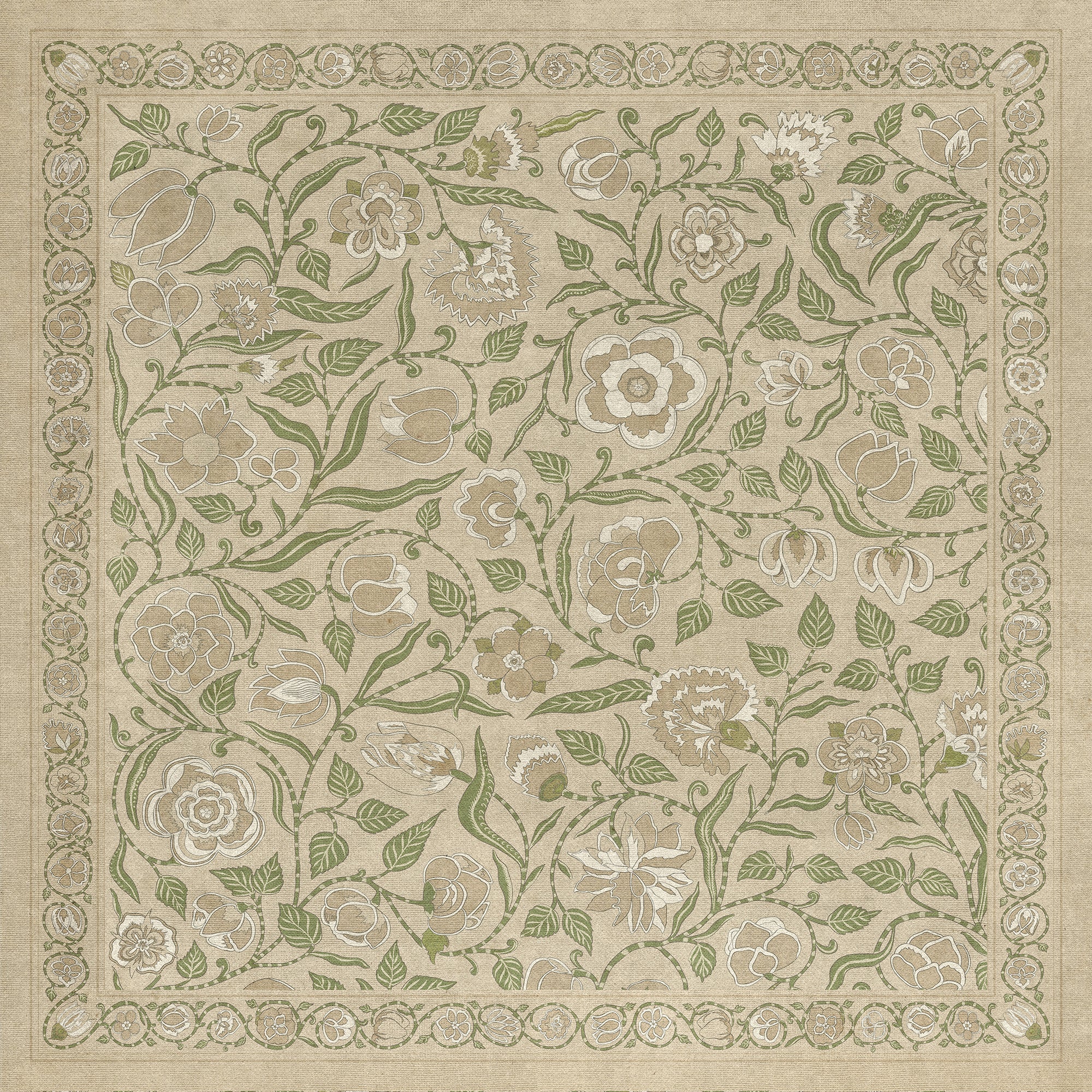 Williamsburg - Antique Floral - A Chilly Peace