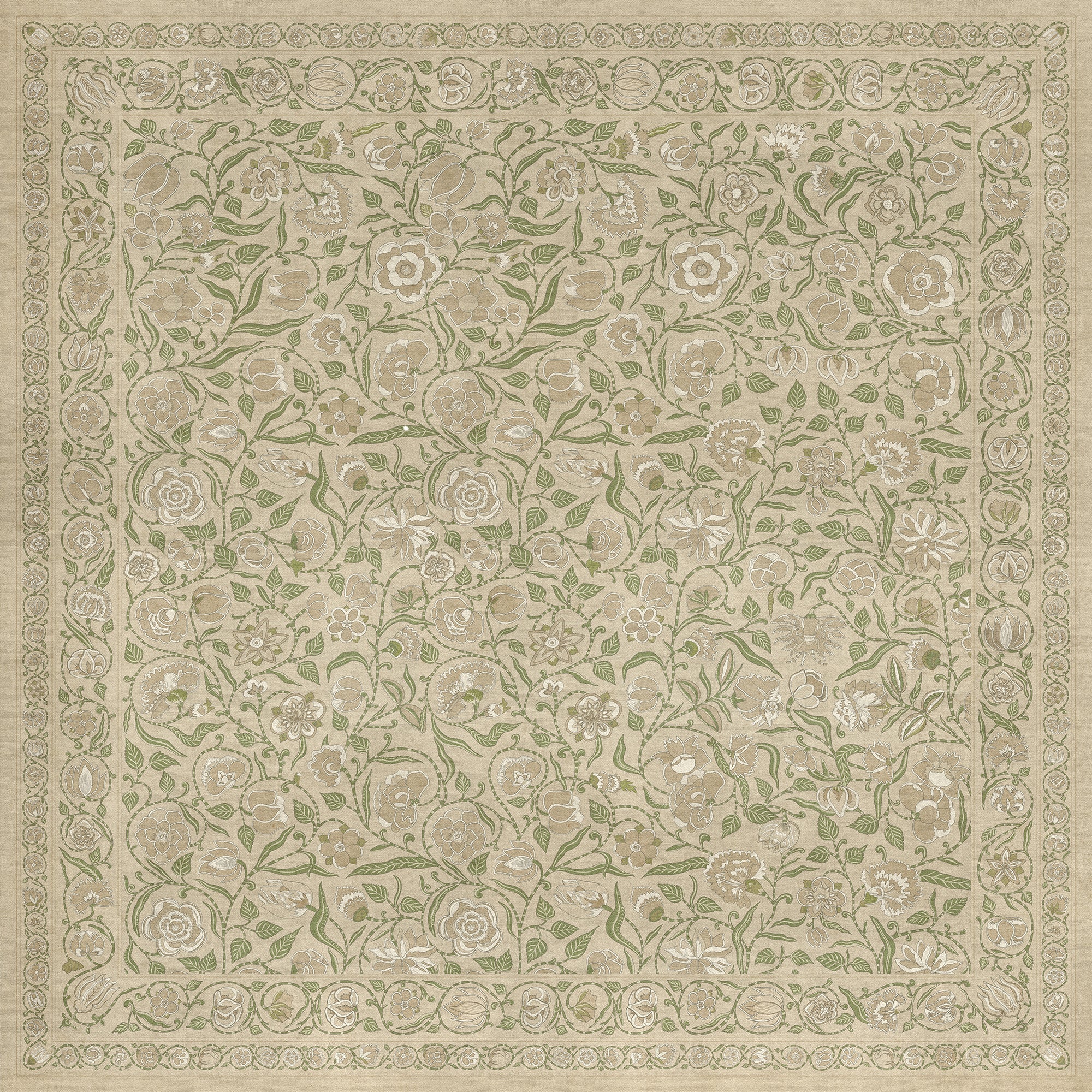 Williamsburg - Antique Floral - A Chilly Peace