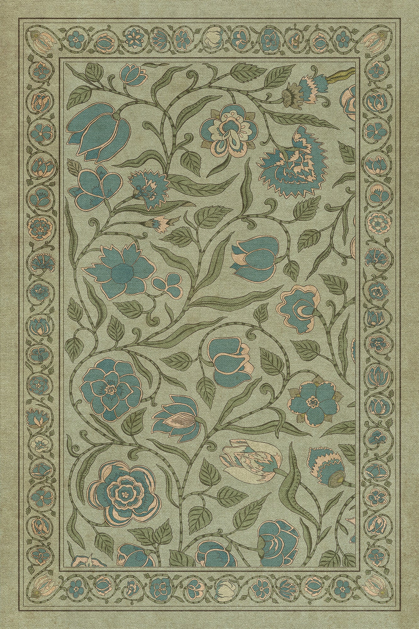 Williamsburg - Antique Floral - A Joy of Earth