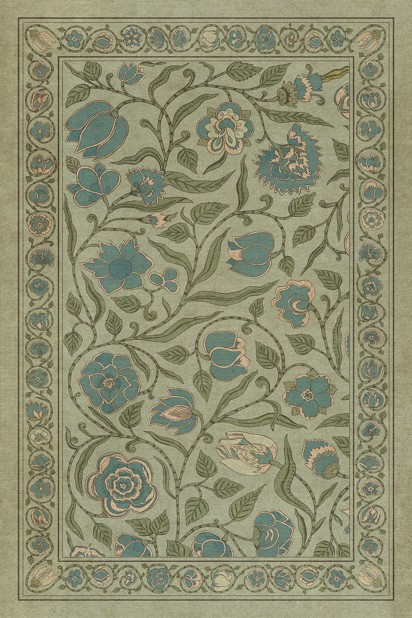 Williamsburg - Antique Floral - A Joy of Earth