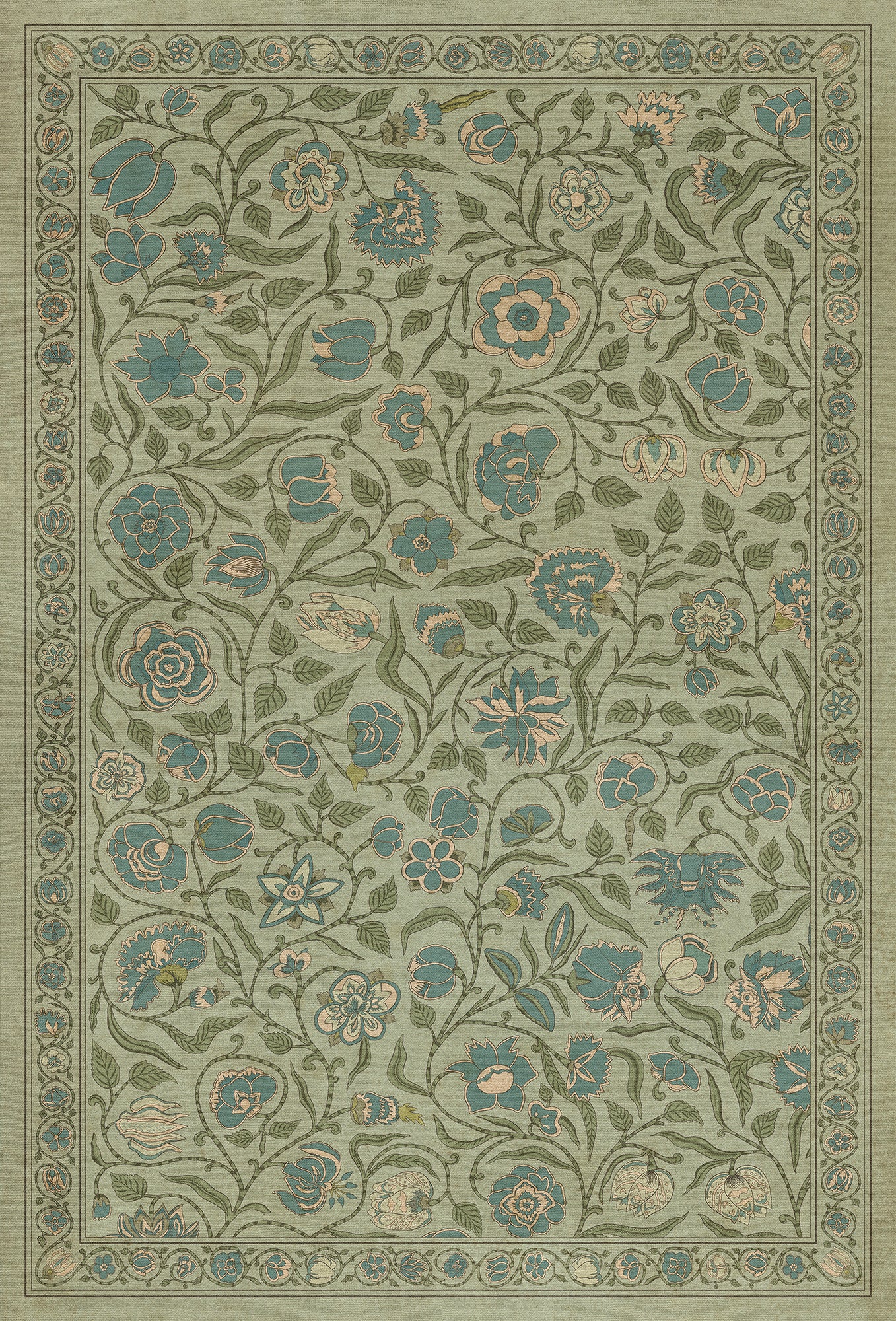 Williamsburg - Antique Floral - A Joy of Earth