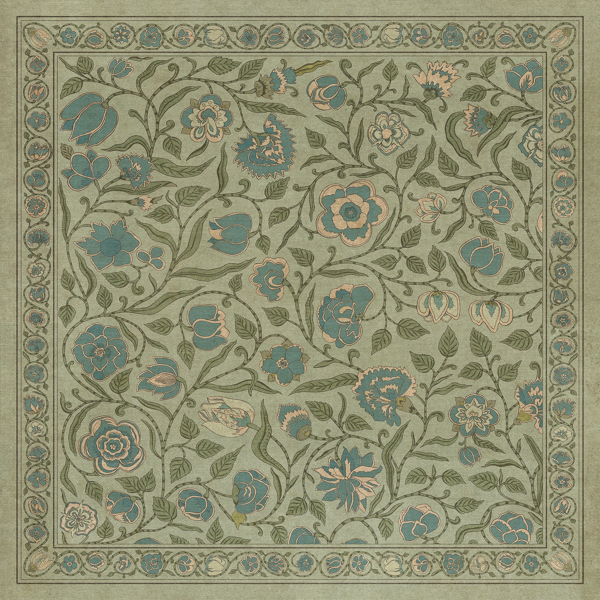 Williamsburg - Antique Floral - A Joy of Earth
