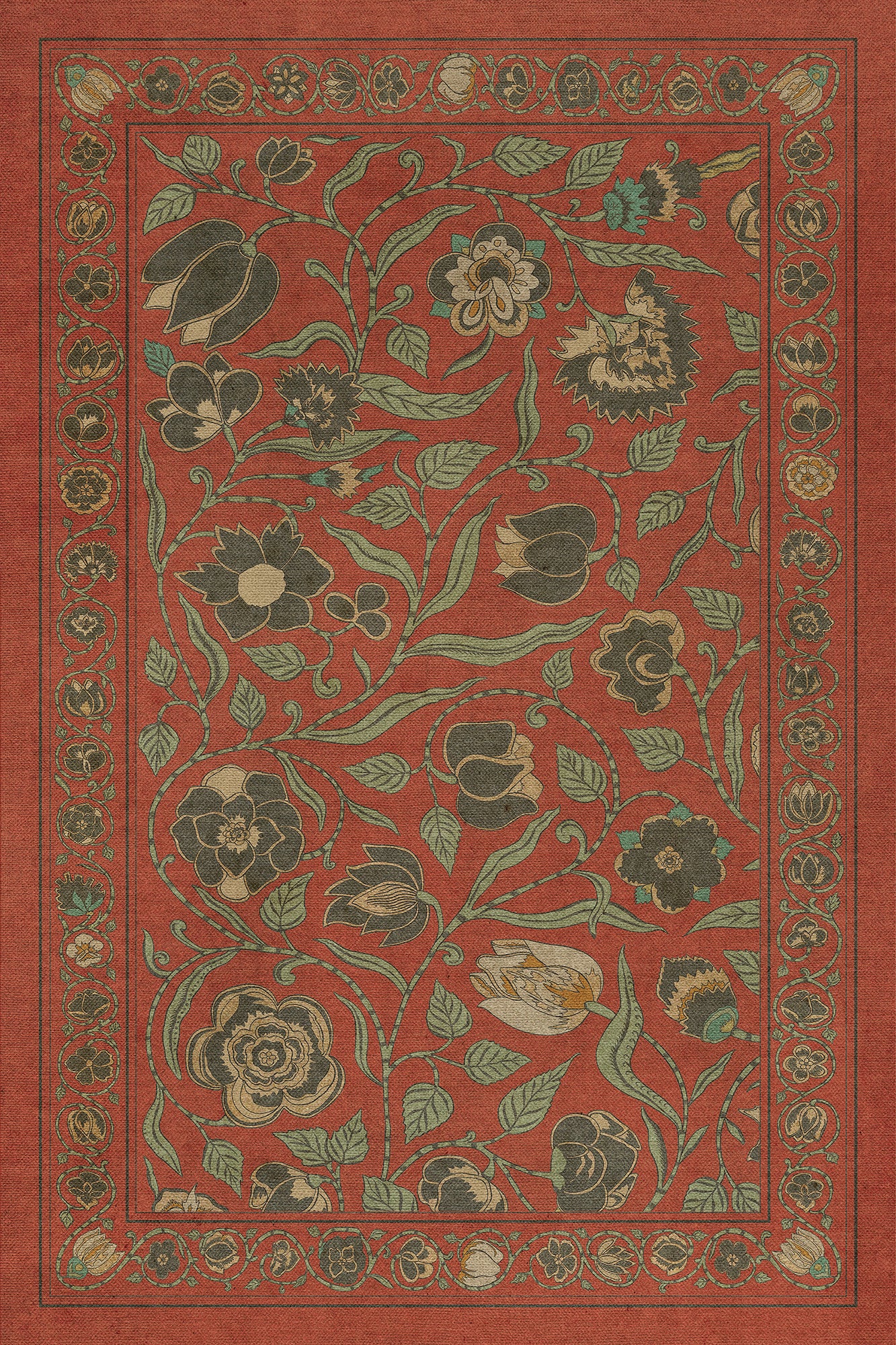 Williamsburg - Antique Floral - Floral Coronation