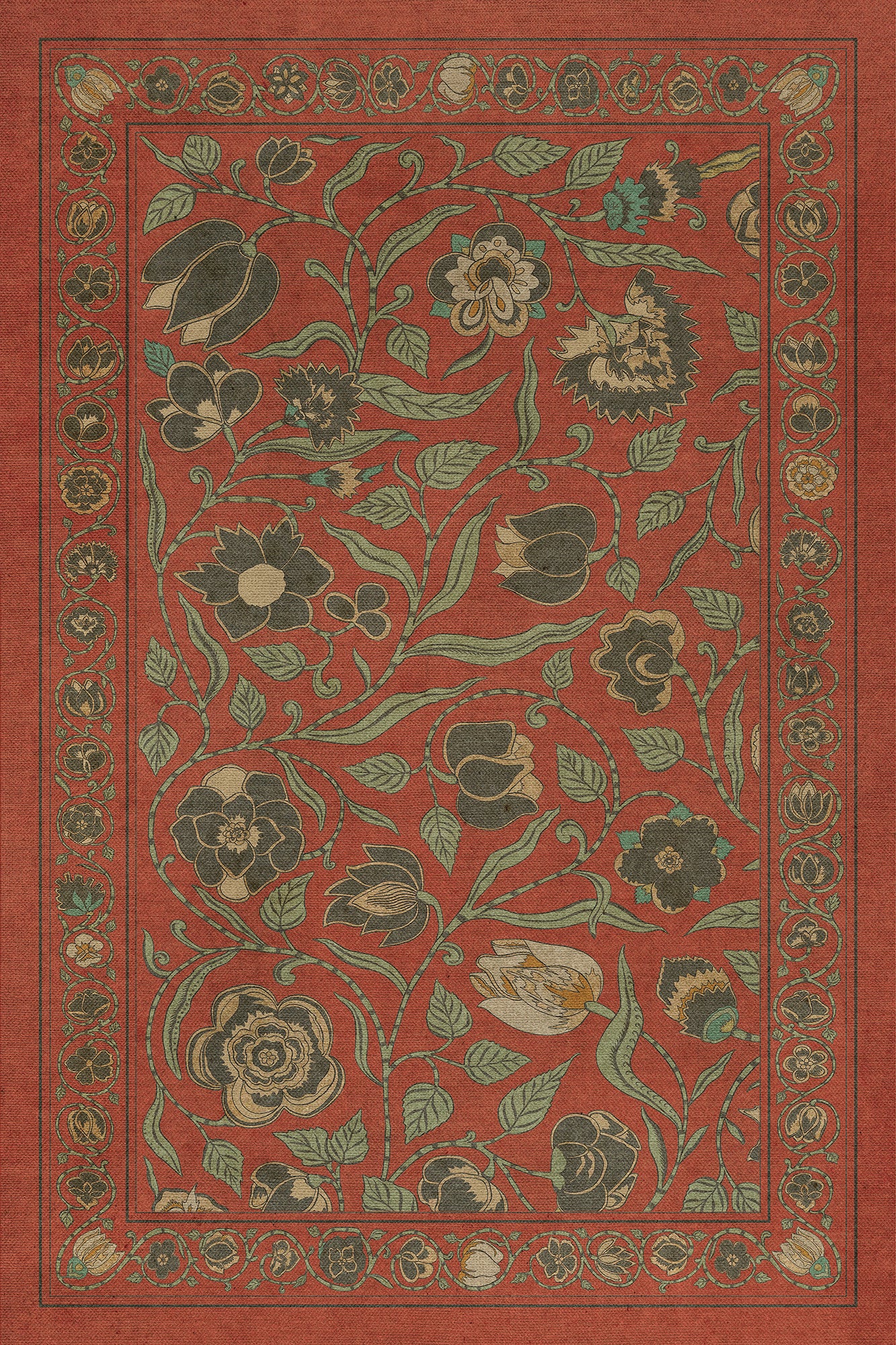 Williamsburg - Antique Floral - Floral Coronation