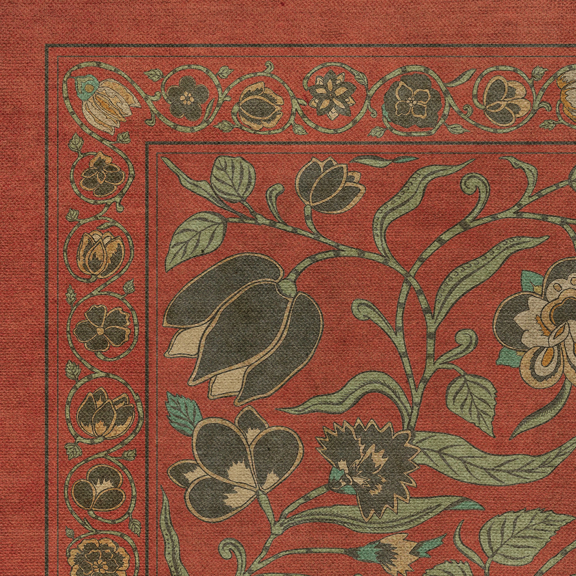 Williamsburg - Antique Floral - Floral Coronation