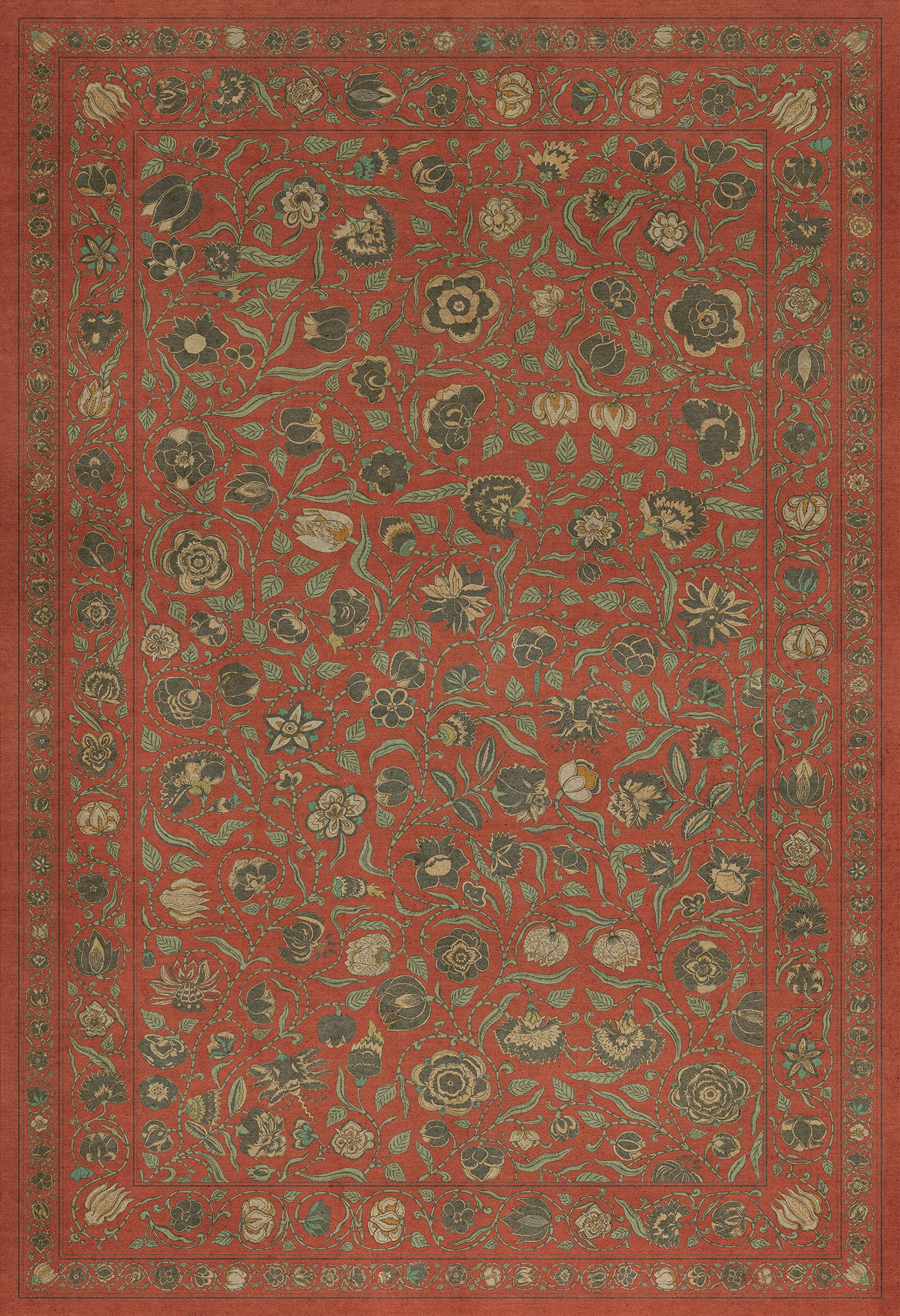 Williamsburg - Antique Floral - Floral Coronation