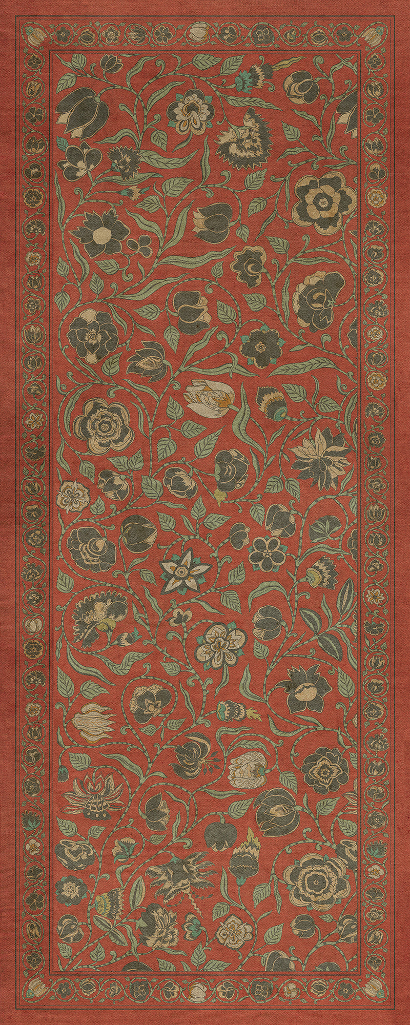 Williamsburg - Antique Floral - Floral Coronation