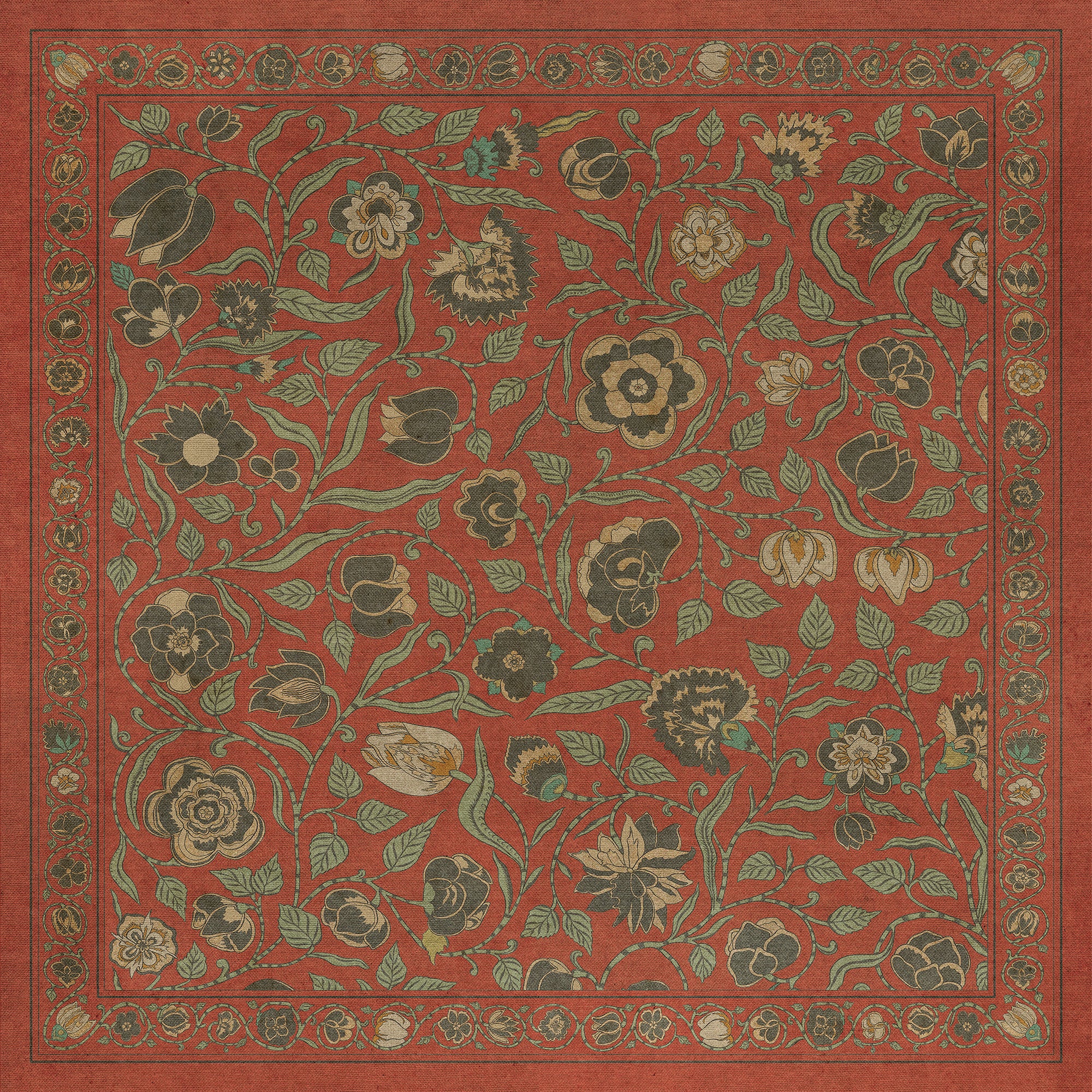 Williamsburg - Antique Floral - Floral Coronation