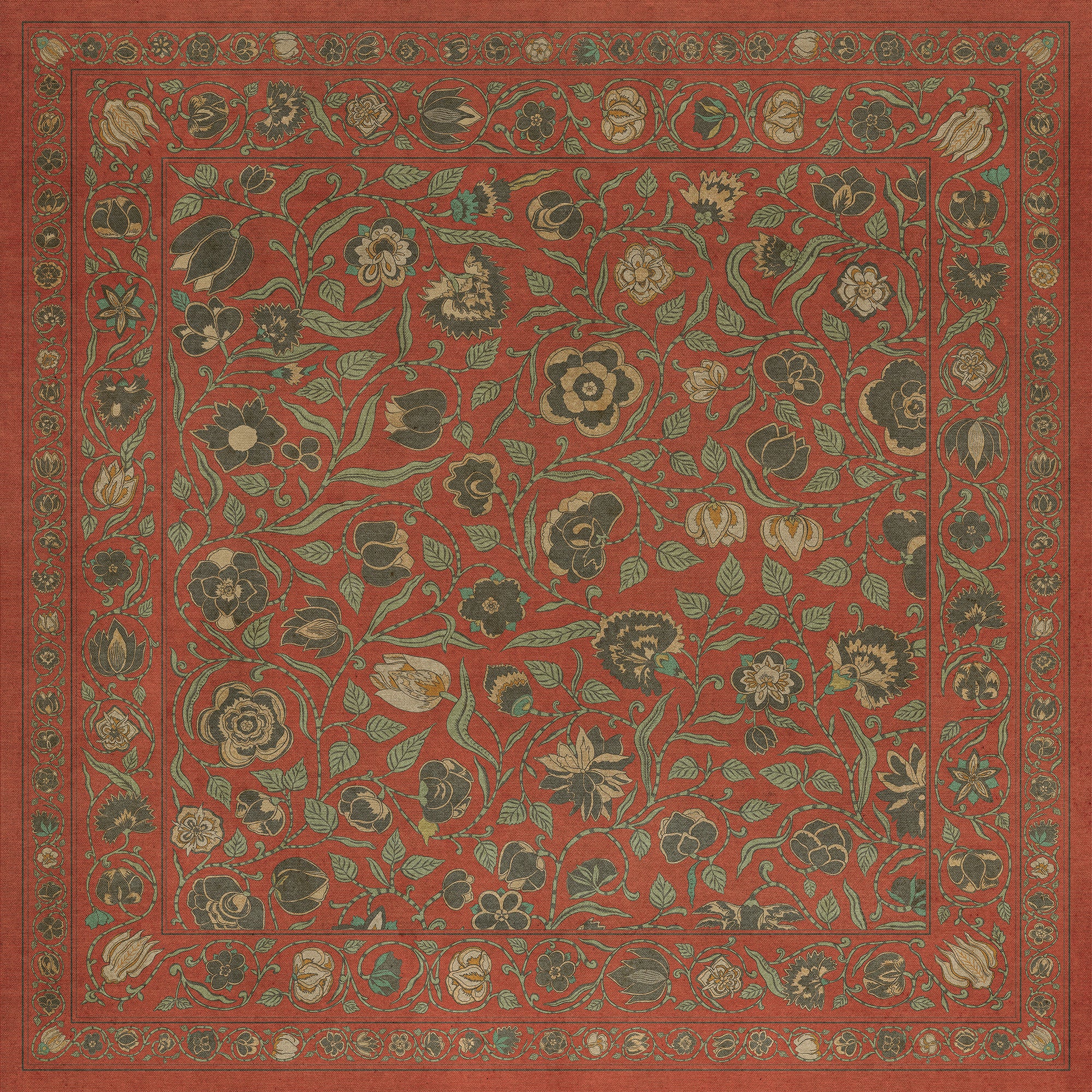 Williamsburg - Antique Floral - Floral Coronation