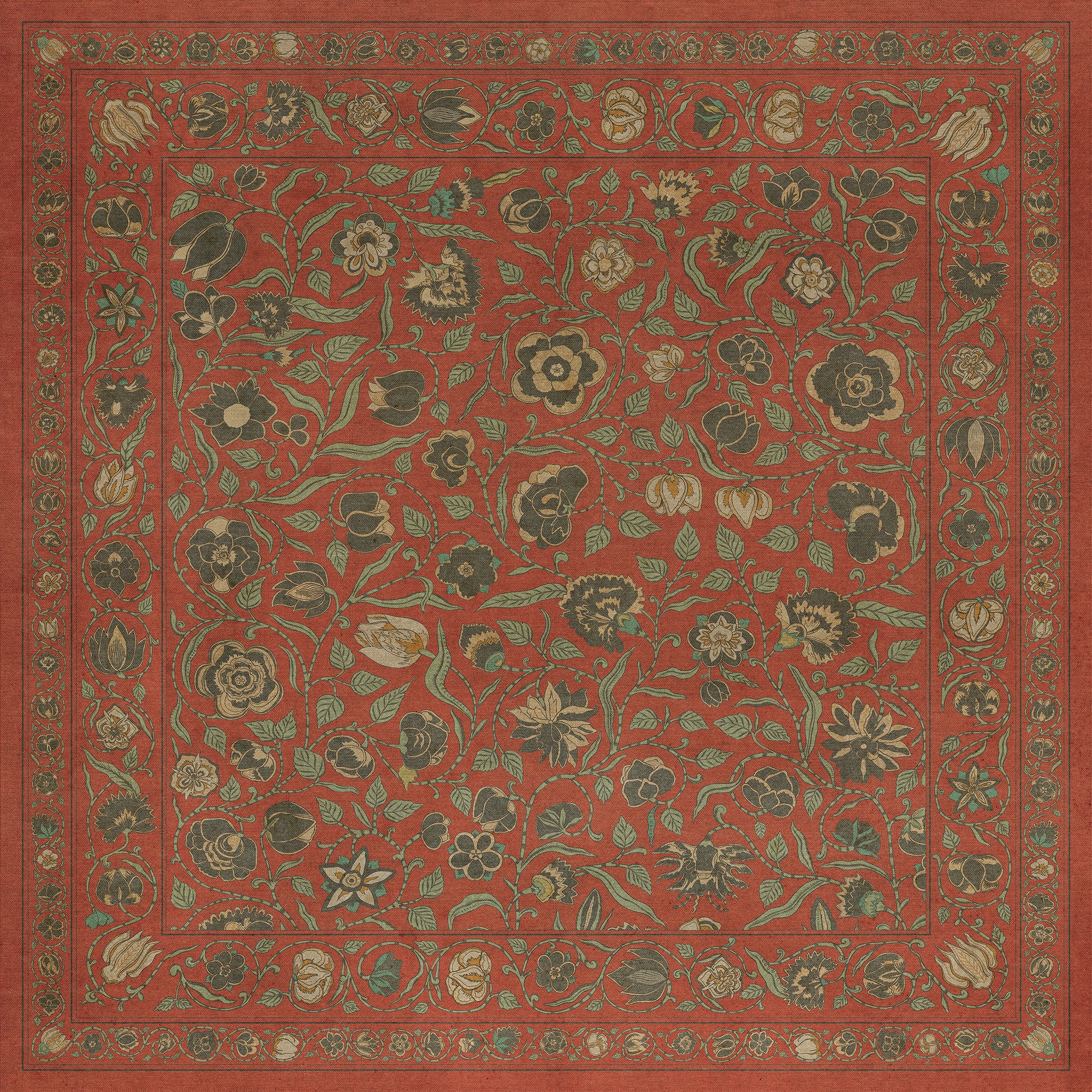 Williamsburg - Antique Floral - Floral Coronation