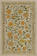 Williamsburg - Antique Floral - A Lane of Yellow