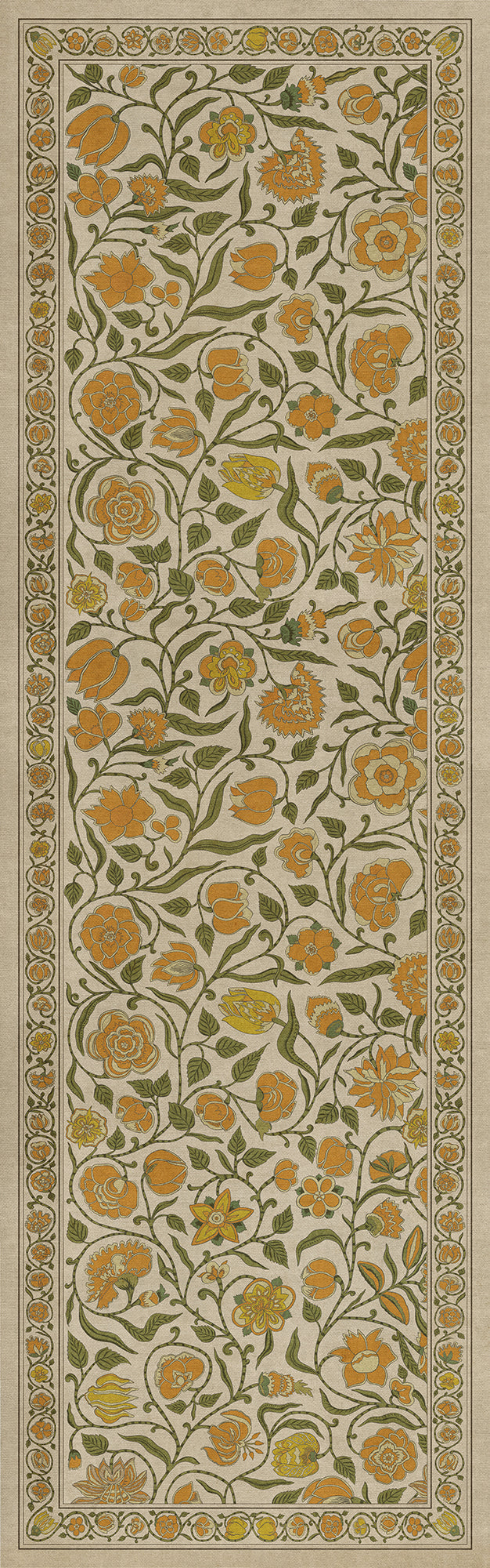 Williamsburg - Antique Floral - A Lane of Yellow