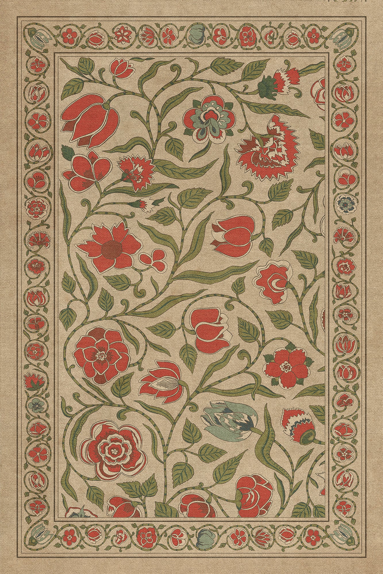 Williamsburg - Antique Floral - May We Live Together