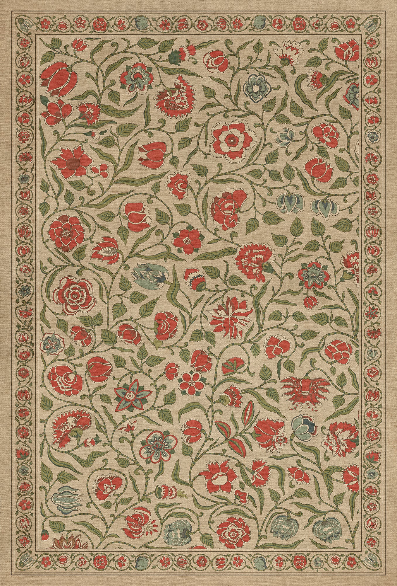 Williamsburg - Antique Floral - May We Live Together