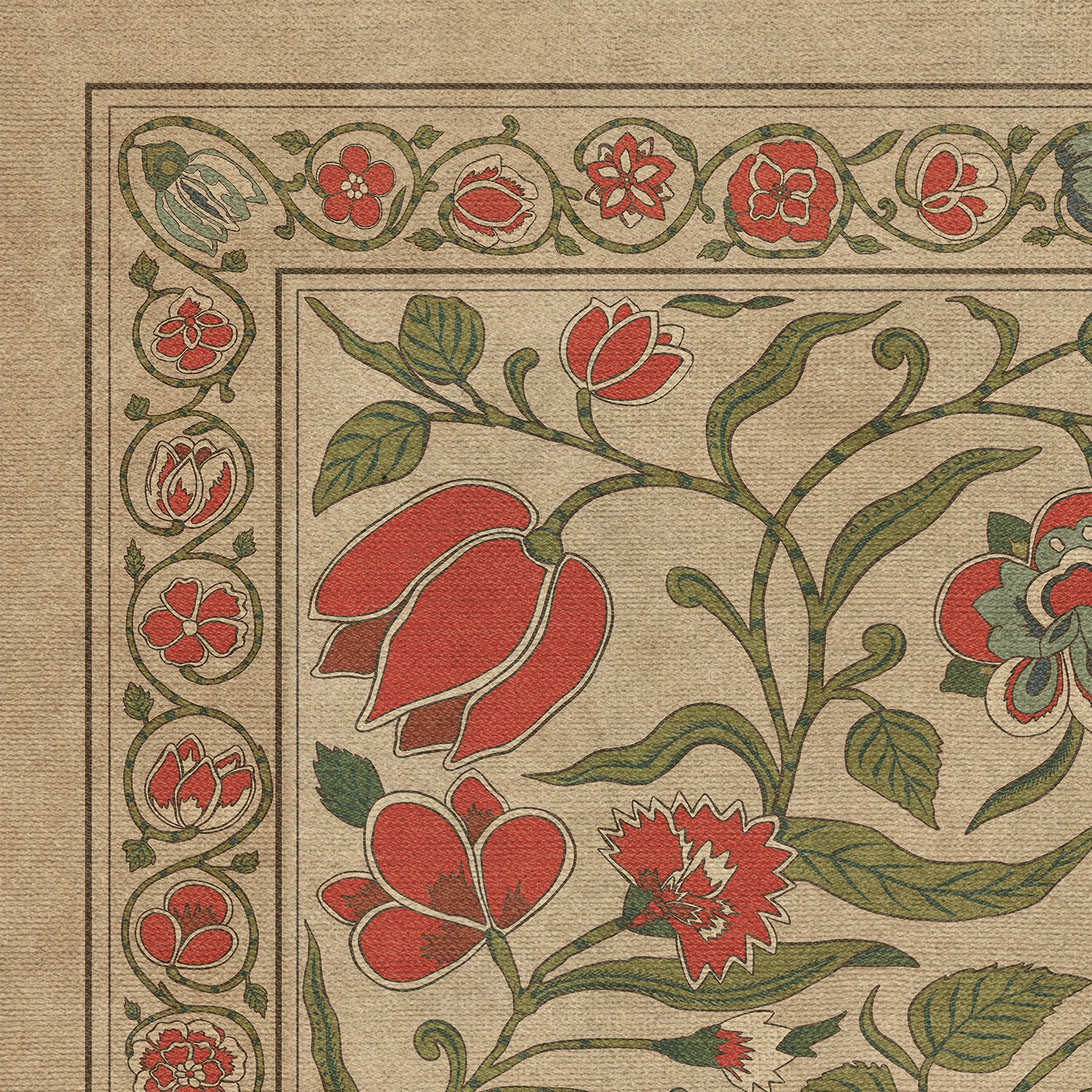 Williamsburg - Antique Floral - May We Live Together