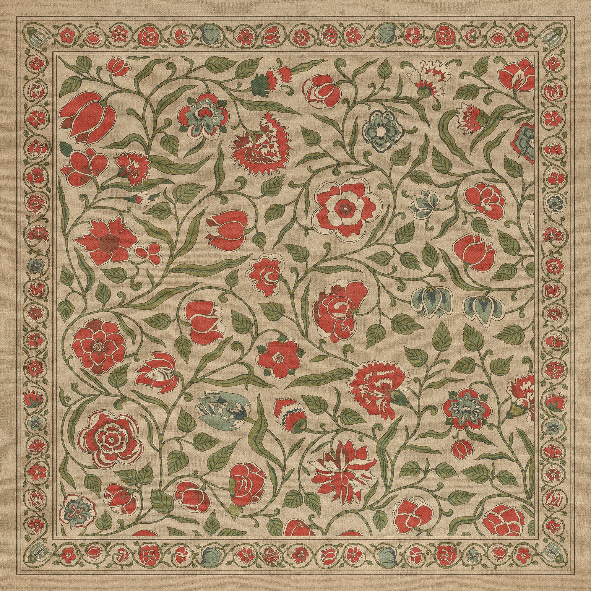 Williamsburg - Antique Floral - May We Live Together