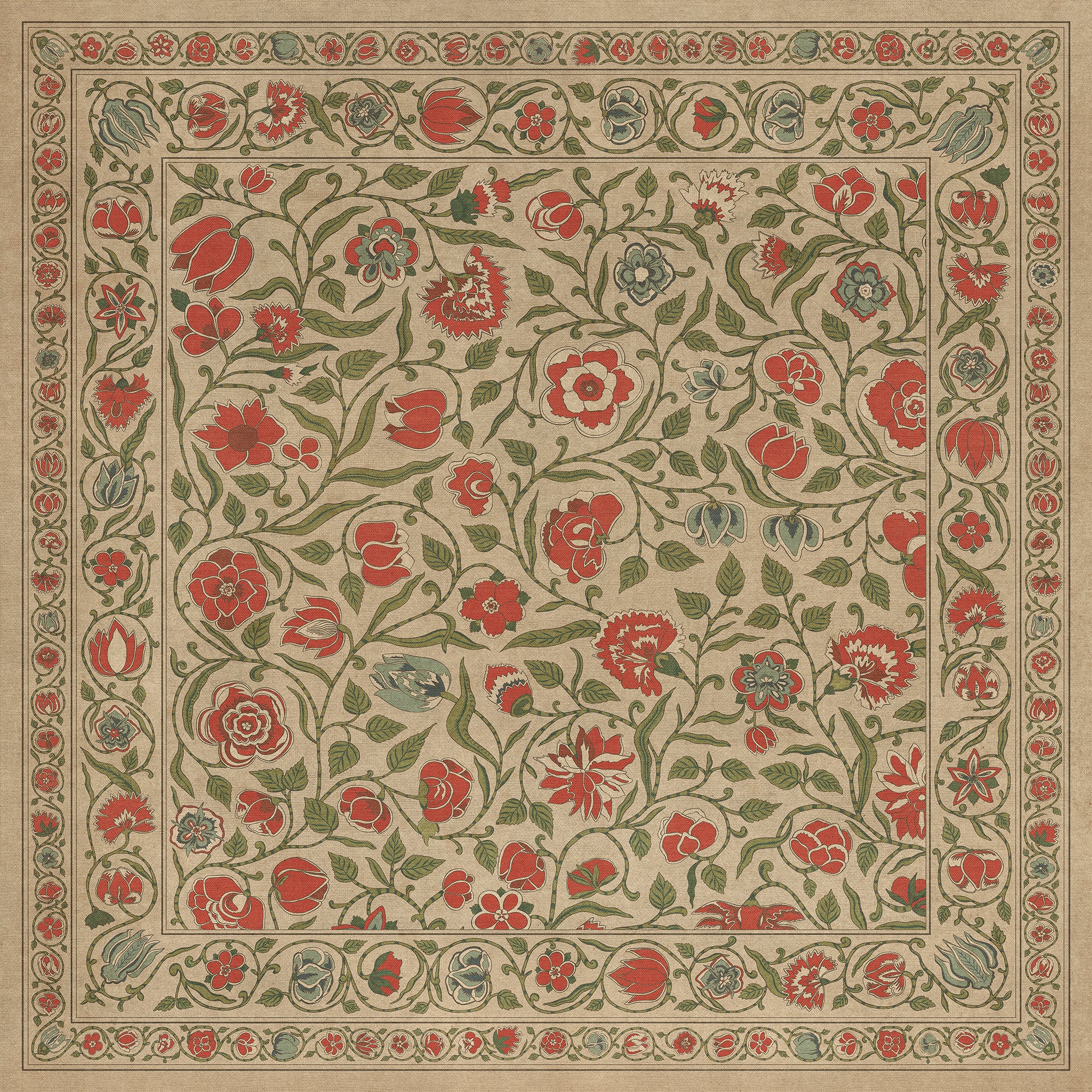 Williamsburg - Antique Floral - May We Live Together
