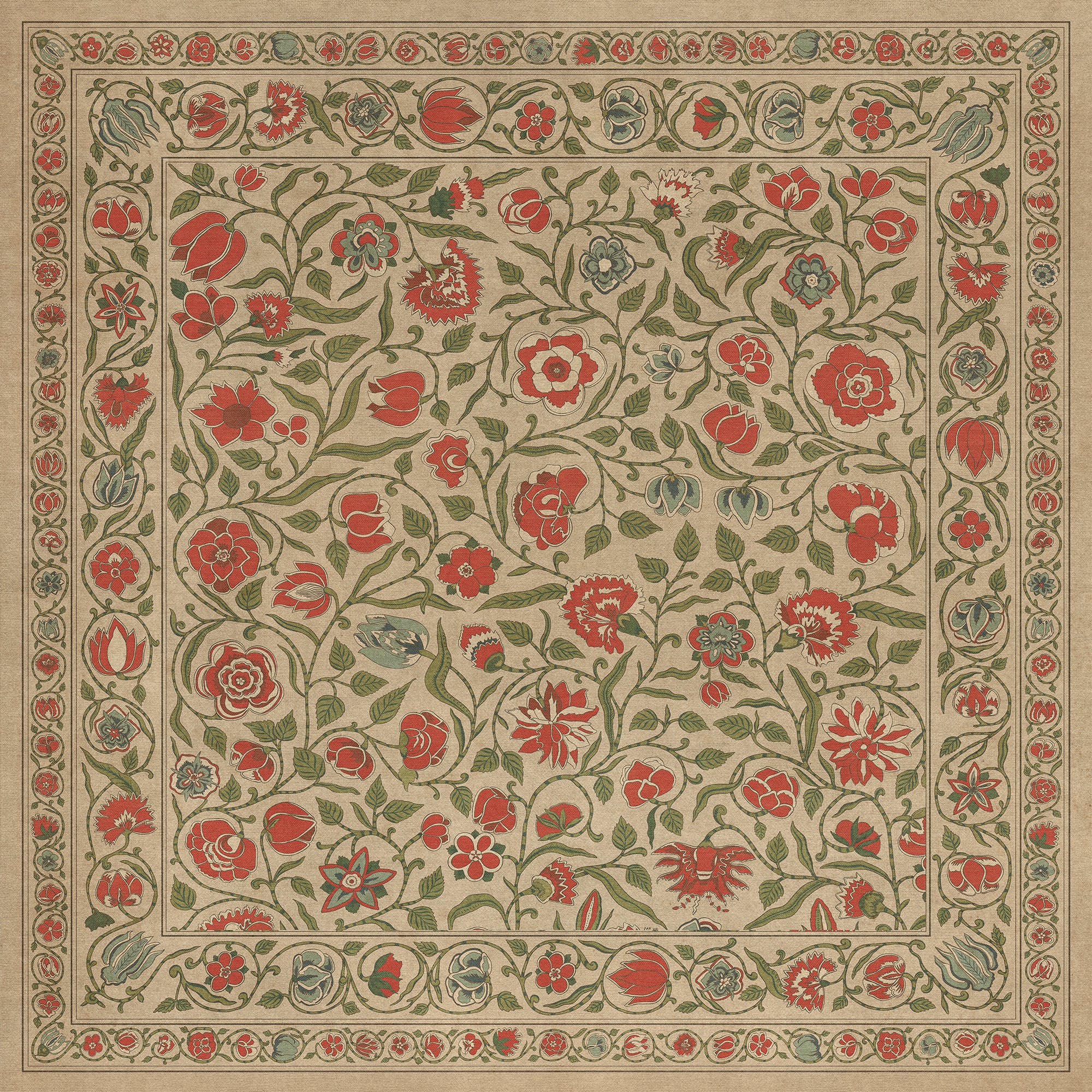 Williamsburg - Antique Floral - May We Live Together