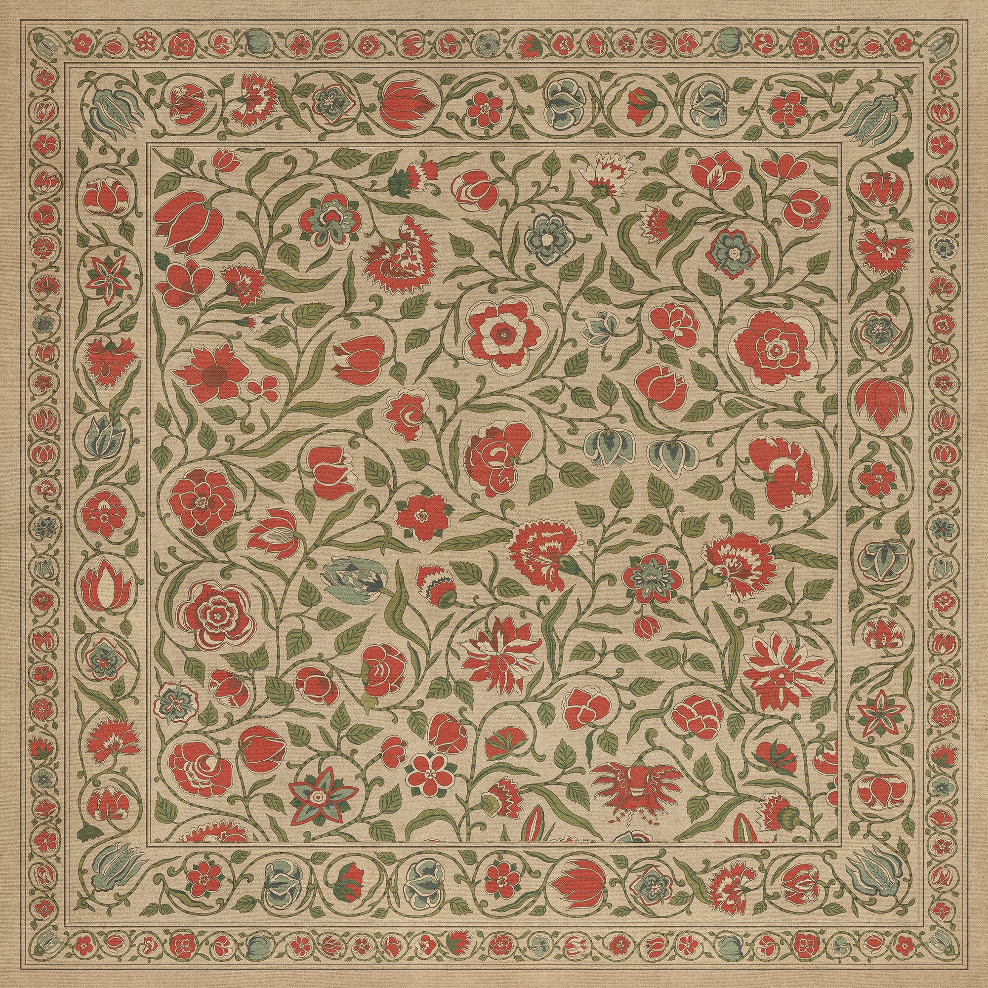 Williamsburg - Antique Floral - May We Live Together