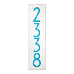 Mid-Century Modern Herringbone Vertical Wall Plaque