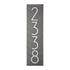 Mid-Century Modern Herringbone Vertical Wall Plaque