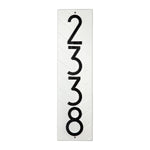Mid-Century Modern Herringbone Vertical Wall Plaque
