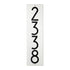 Mid-Century Modern Herringbone Vertical Wall Plaque