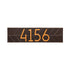 Mid-Century Modern Herringbone Horizontal Wall Plaque