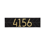 Mid-Century Modern Herringbone Horizontal Wall Plaque